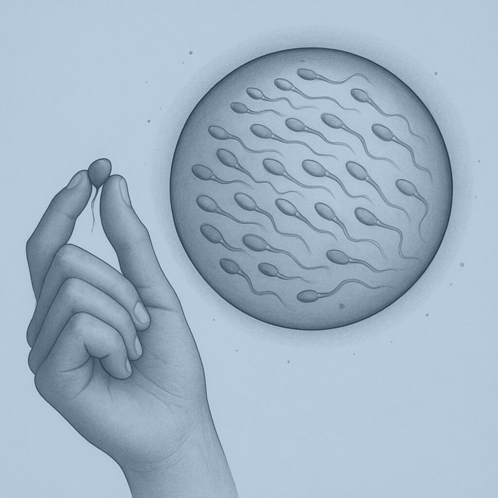 Sperm donation program at Genesis Athens with safe donor screening and ethical fertility practices.